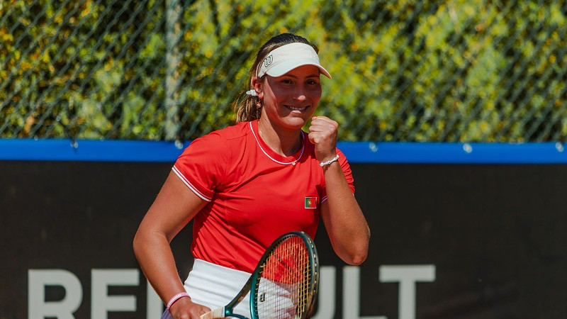 Francisca Jorge aguenta a pressão e empata a eliminatória com a Bulgária