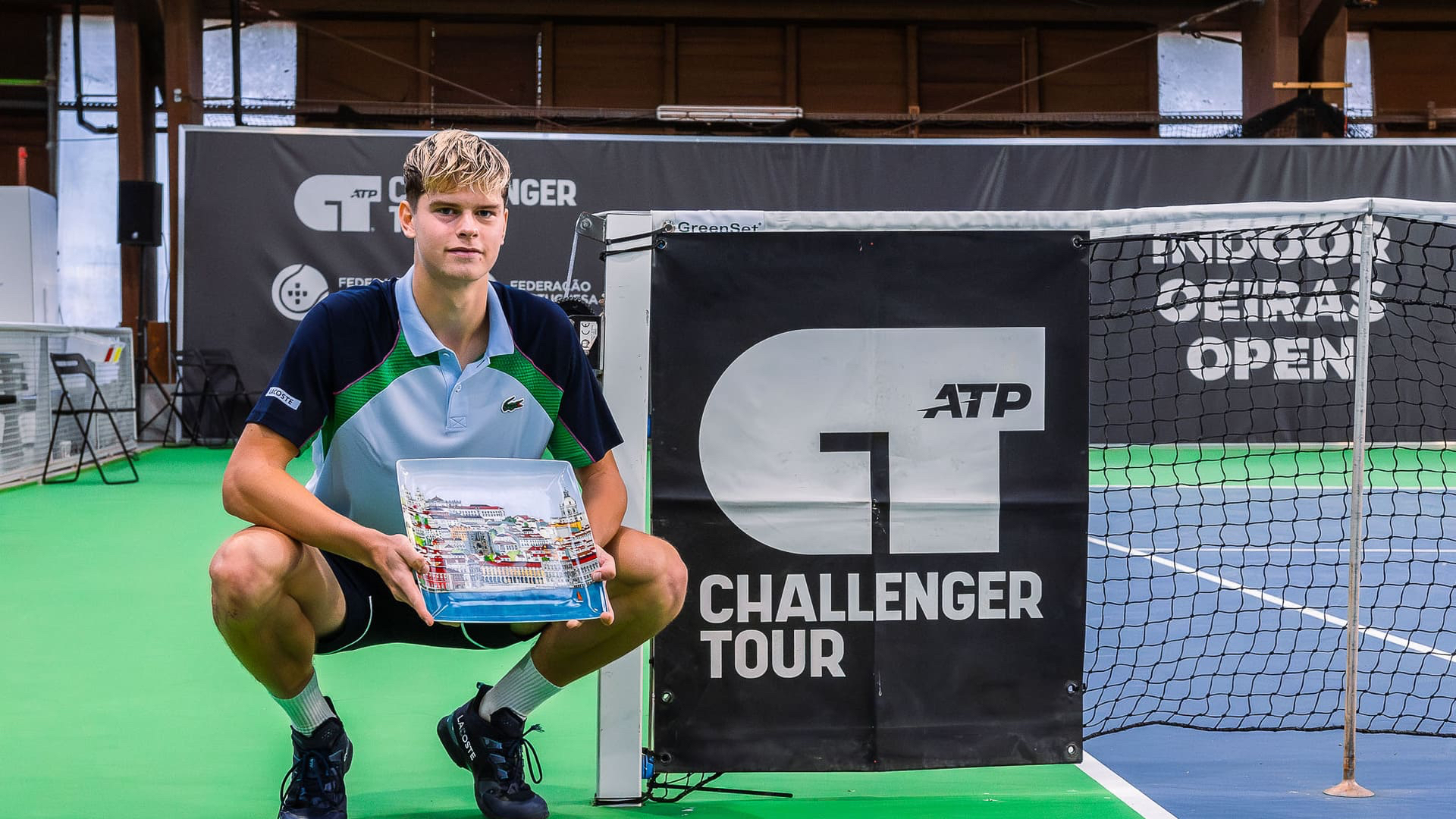 Alexander Blockx repete feito de Alcaraz e conquista o Indoor Oeiras Open III