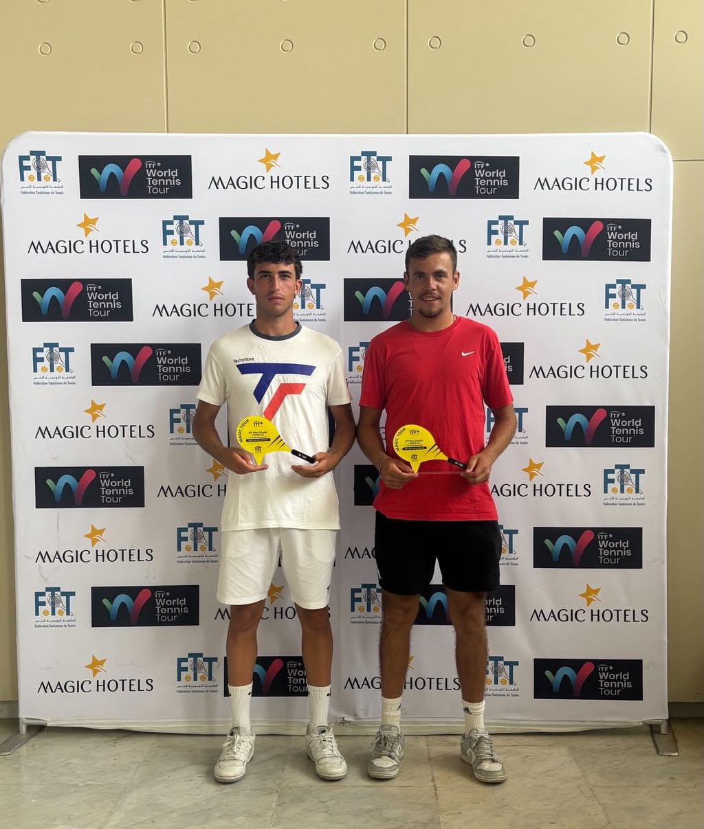 Rodrigo Fernandes e Tiago Silva conquistam o primeiro título profissional juntos em Monastir